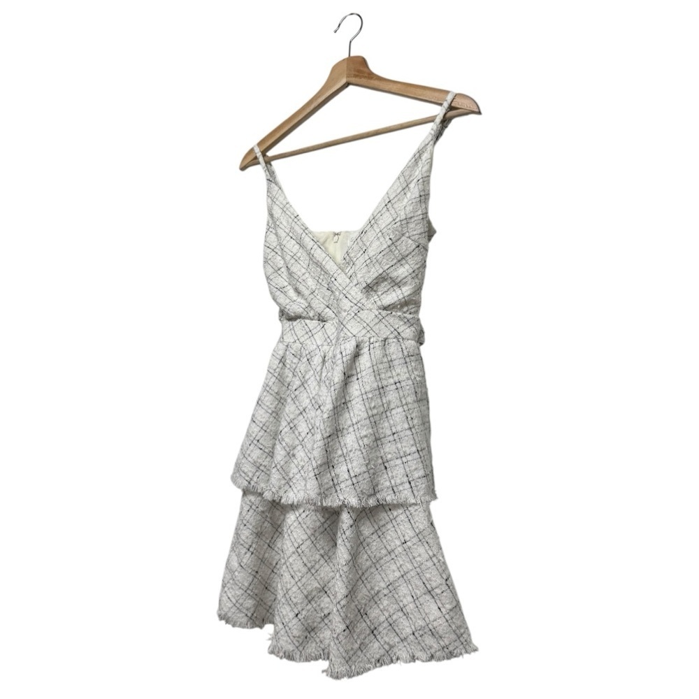 NWOT REVOLVE LOVERS & FRIENDS Nim Tweed Mini Dress S - Picture 5 of 9